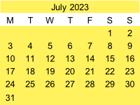 Calendar